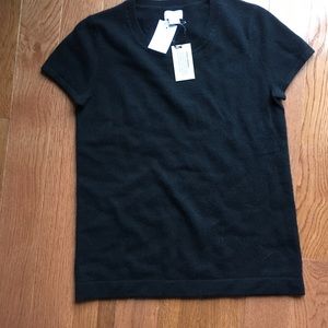 NWT J crew cashmere short sleeve sweater XS